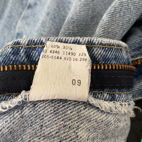 Vintage Lee Jeans Women’s size 14M Relaxed Fit Straight Leg - Indigo Wash - Picture 3 of 6